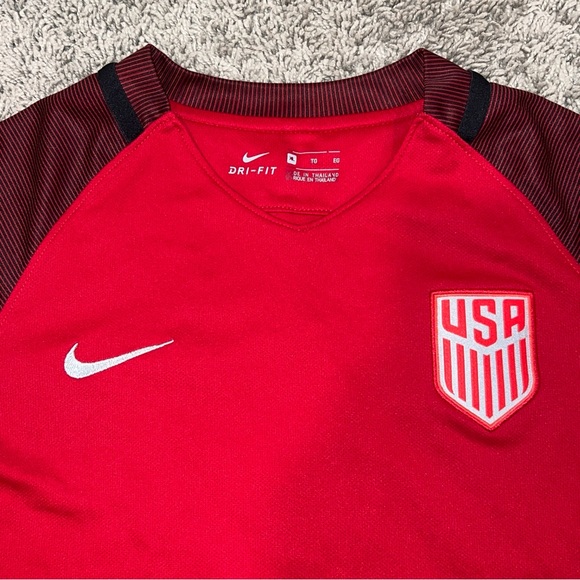 2017 Nike Dri-Fit Team USA Red 3rd #7 Jackson Soccer Jersey Shirt Youth XL - Picture 3 of 9